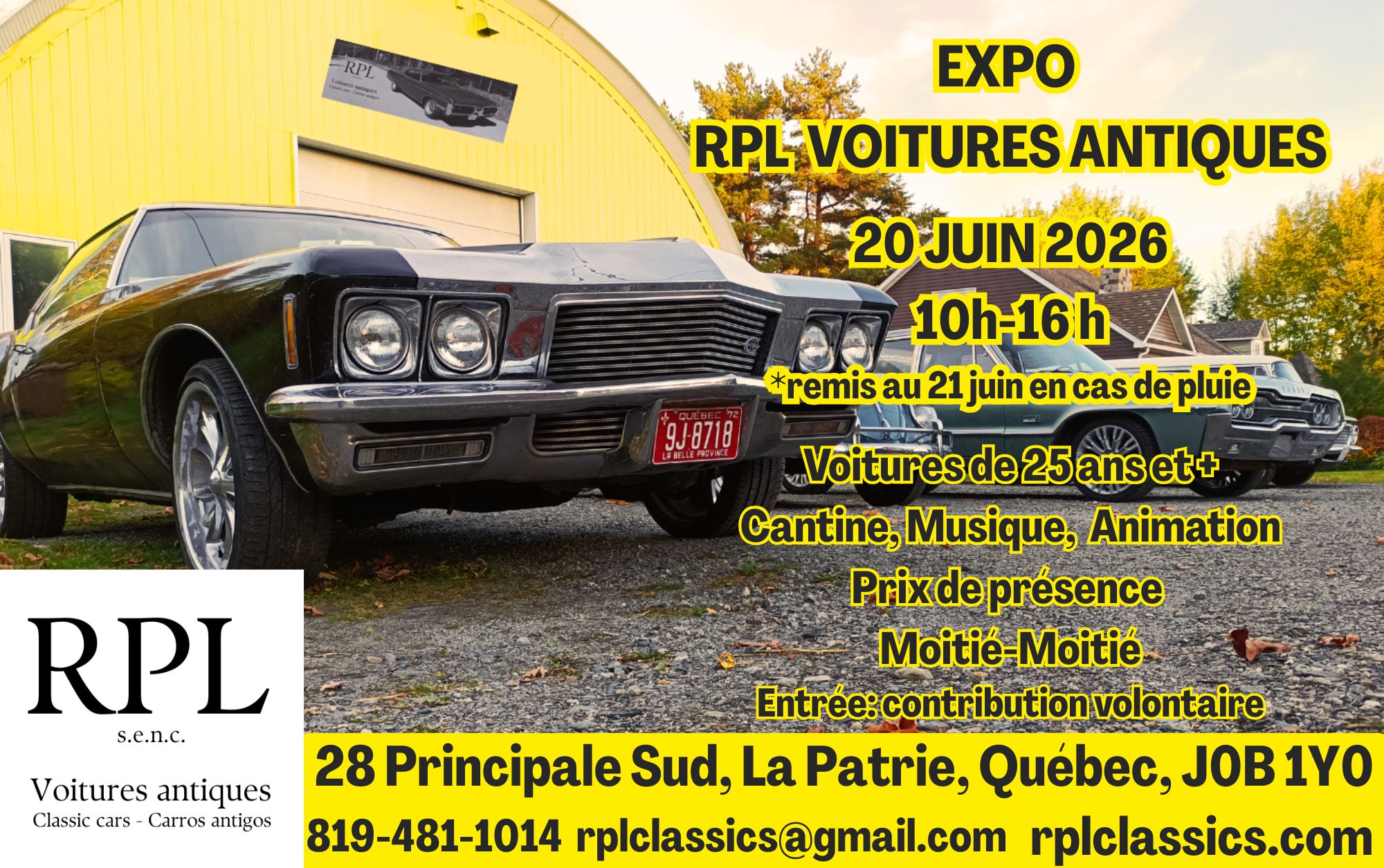 Expo RPL à La Patrie (Activité non VAQ)