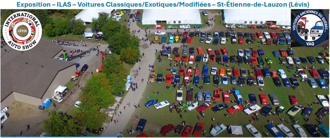 VAQ - Exposition de voitures anciennes ILAS à Saint-Étienne-de-Lauzon