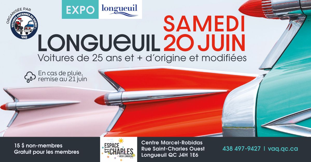 VAQ - Expo de voitures anciennes de Longueuil