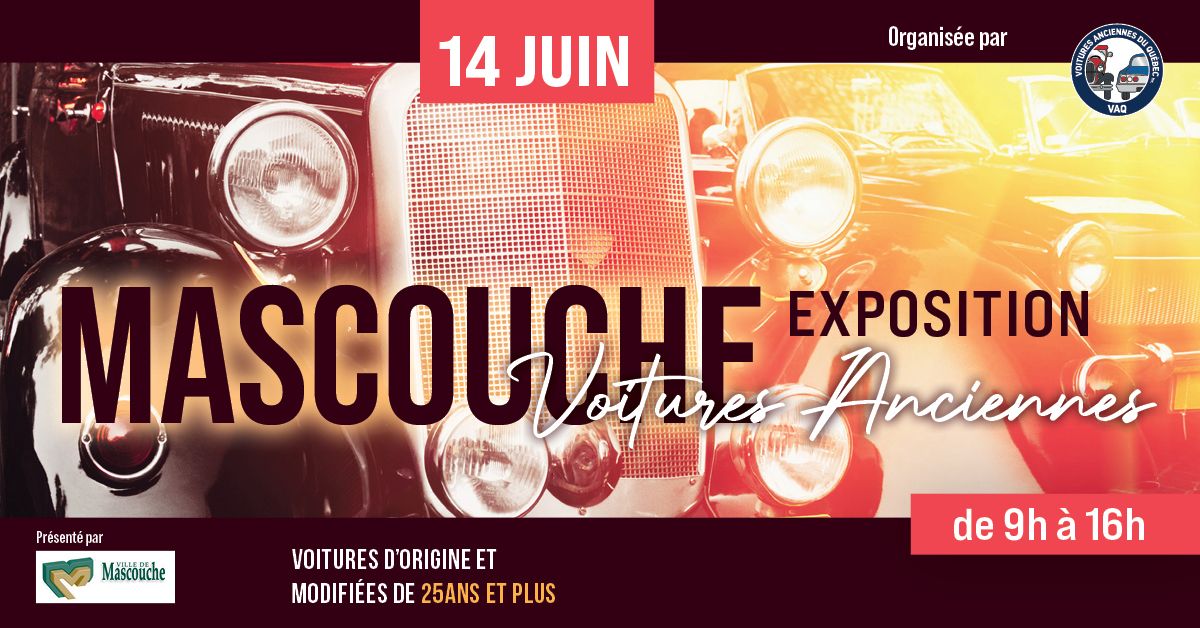 VAQ - Expo de voitures anciennes à Mascouche