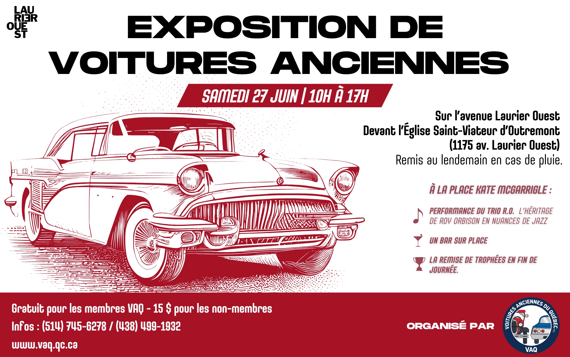 VAQ - Expo de voitures anciennes à Outremont