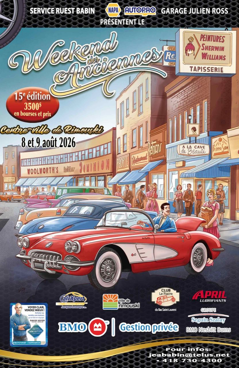 Week-end des anciennes à Rimouski (Activité non VAQ)