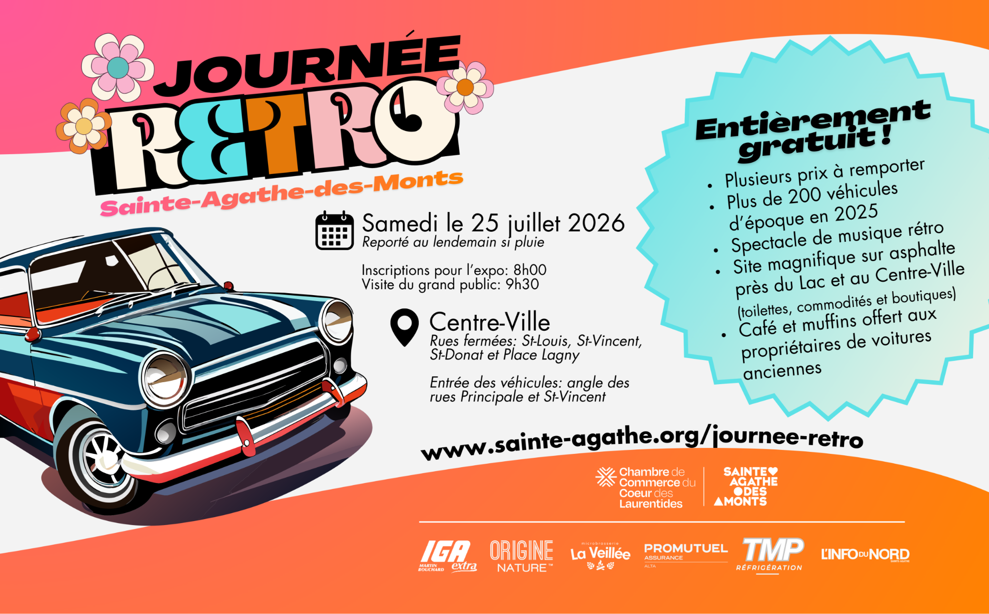 Journée rétro à Ste-Agathe-des-Monts (Activité non VAQ)
