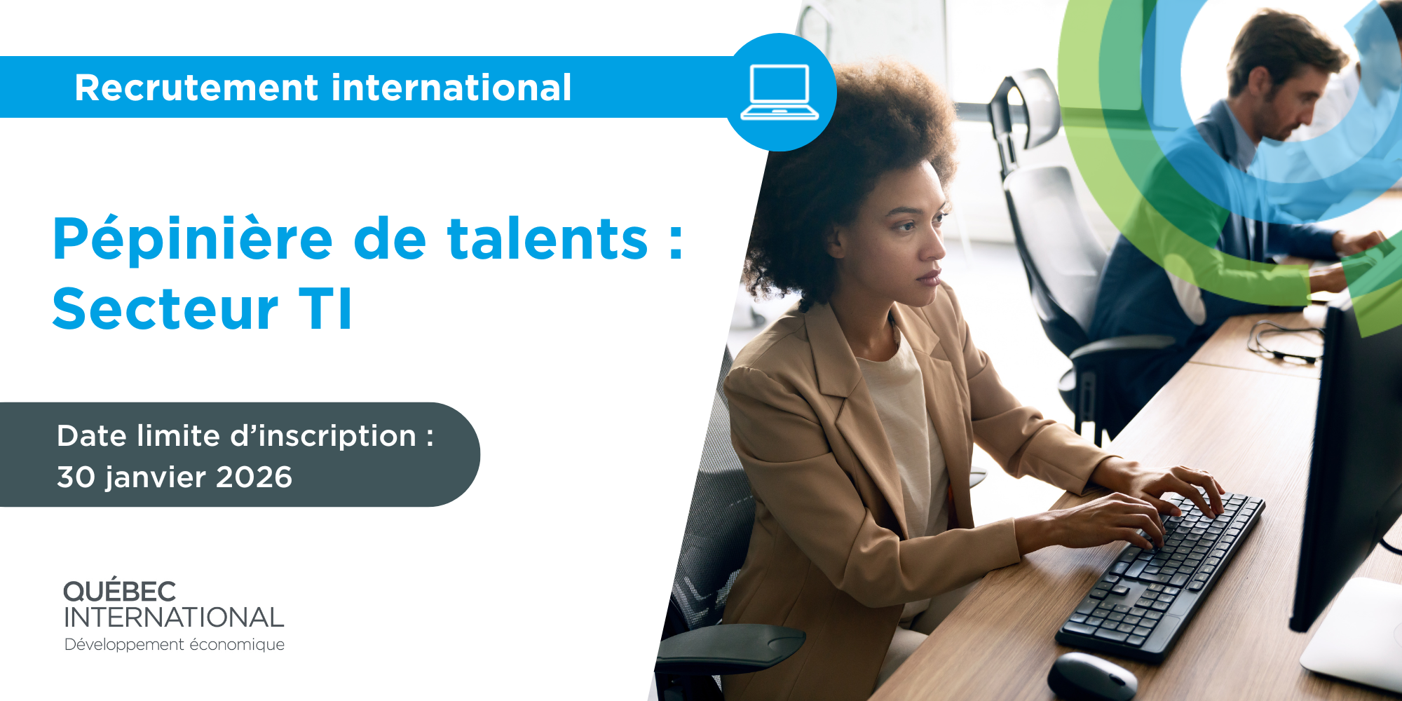 Pépinière de talents - secteur TI