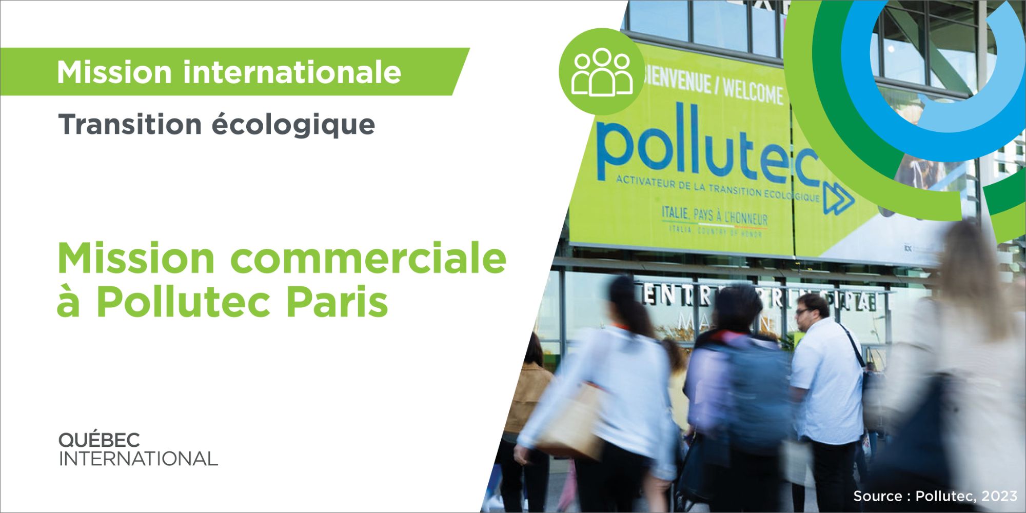 Mission commerciale à Pollutec (Paris, novembre 2024)