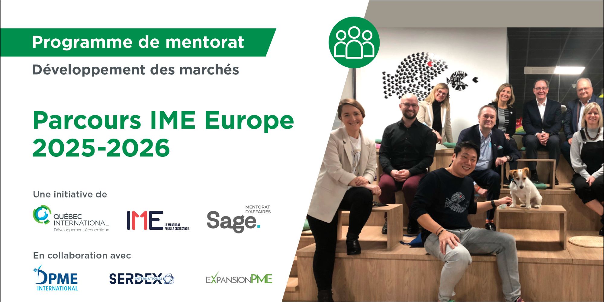 Parcours IME Europe 2025-26 : Accélérez l’internationalisation de votre entreprise grâce au mentorat d’affaires!