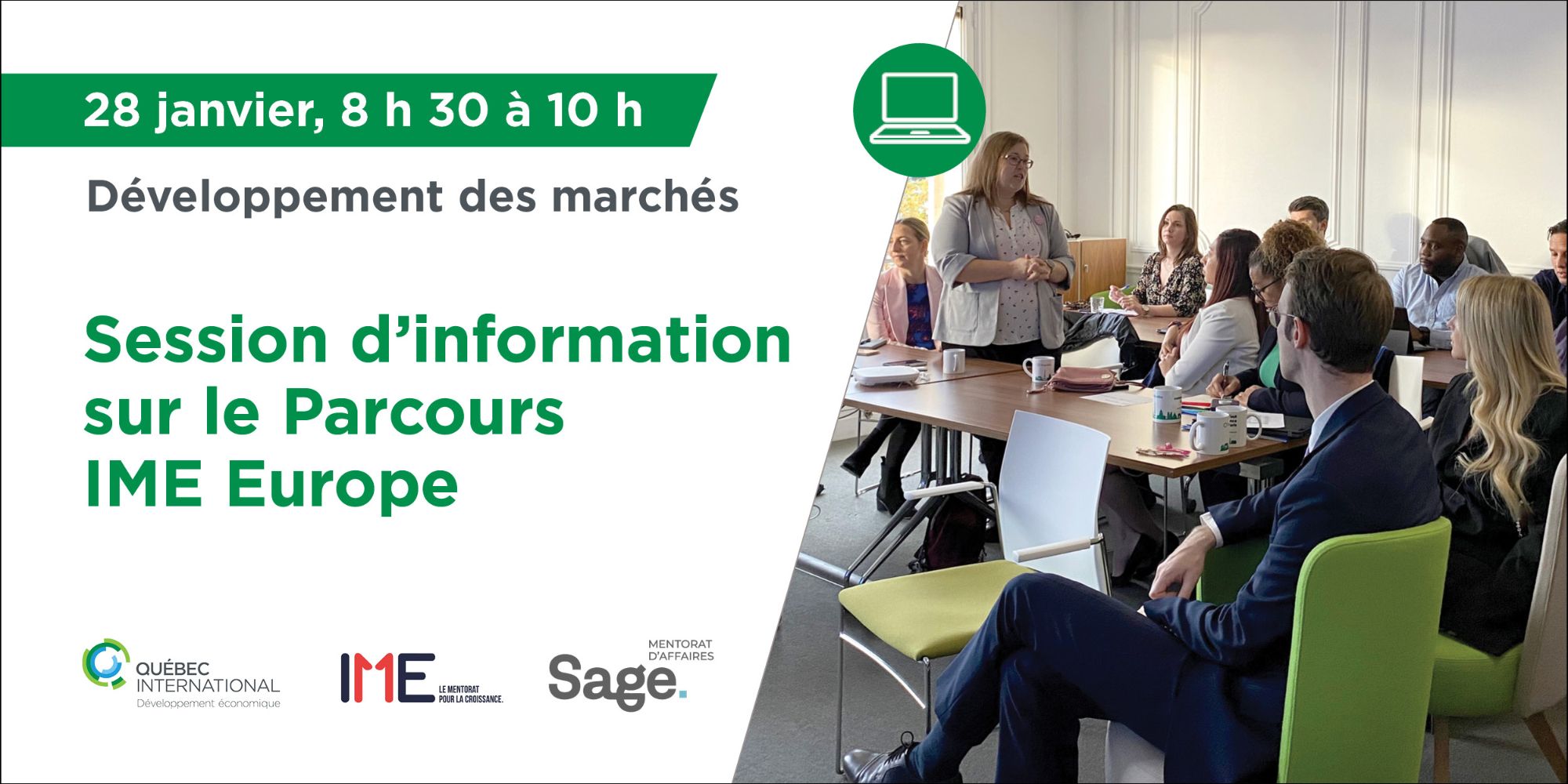 Séance d’information : Parcours IME Europe 2025-2026