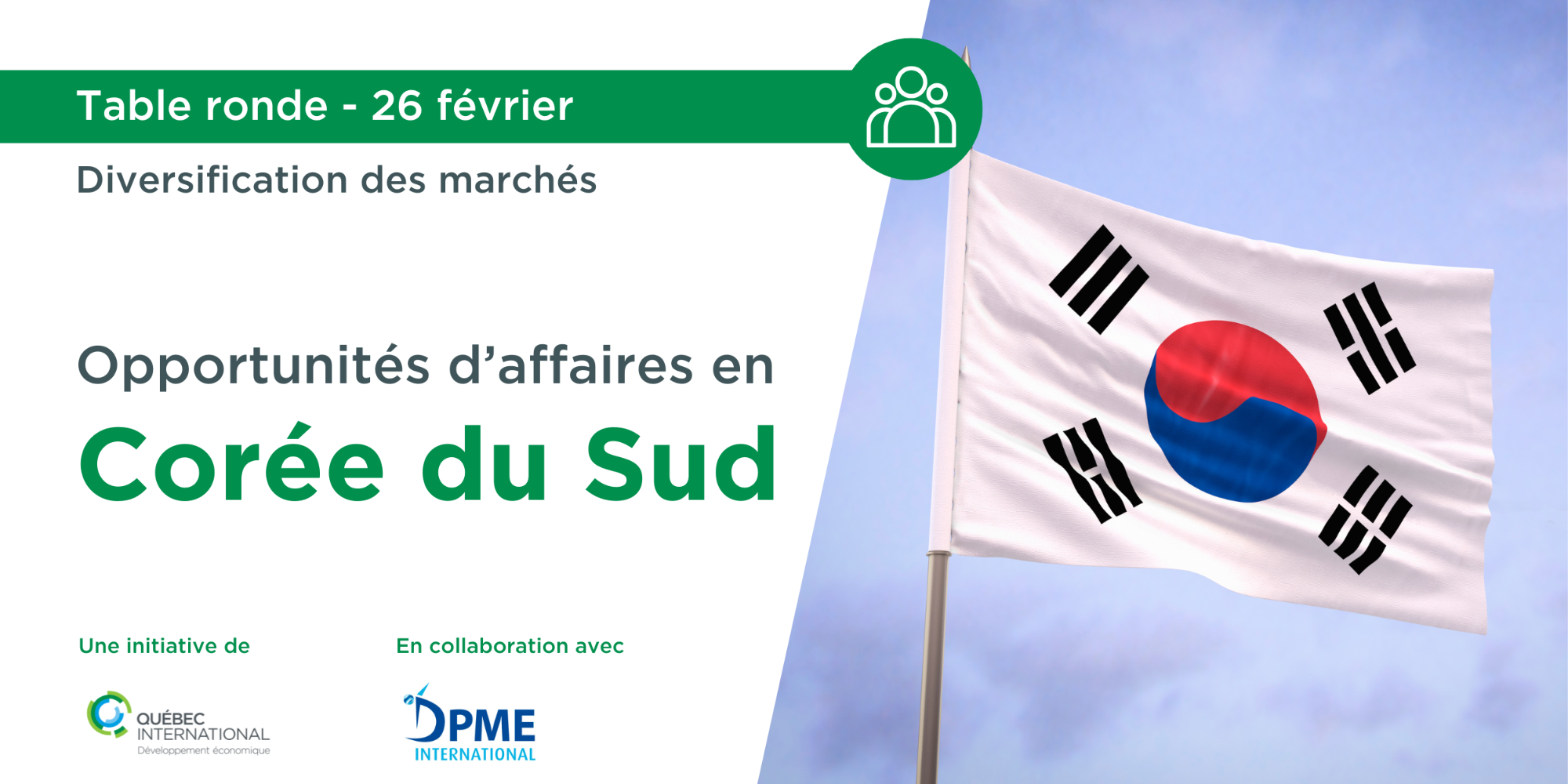 Table ronde - Opportunités d’affaires en Corée du Sud