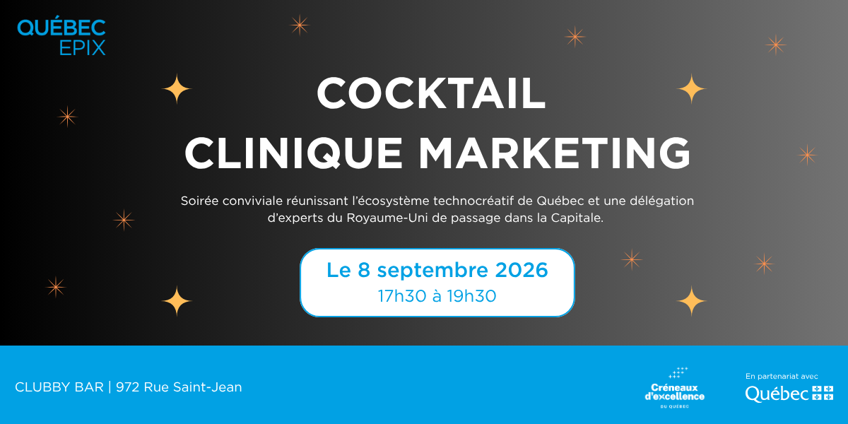 Cocktail Clinique Marketing | Québec EPIX
