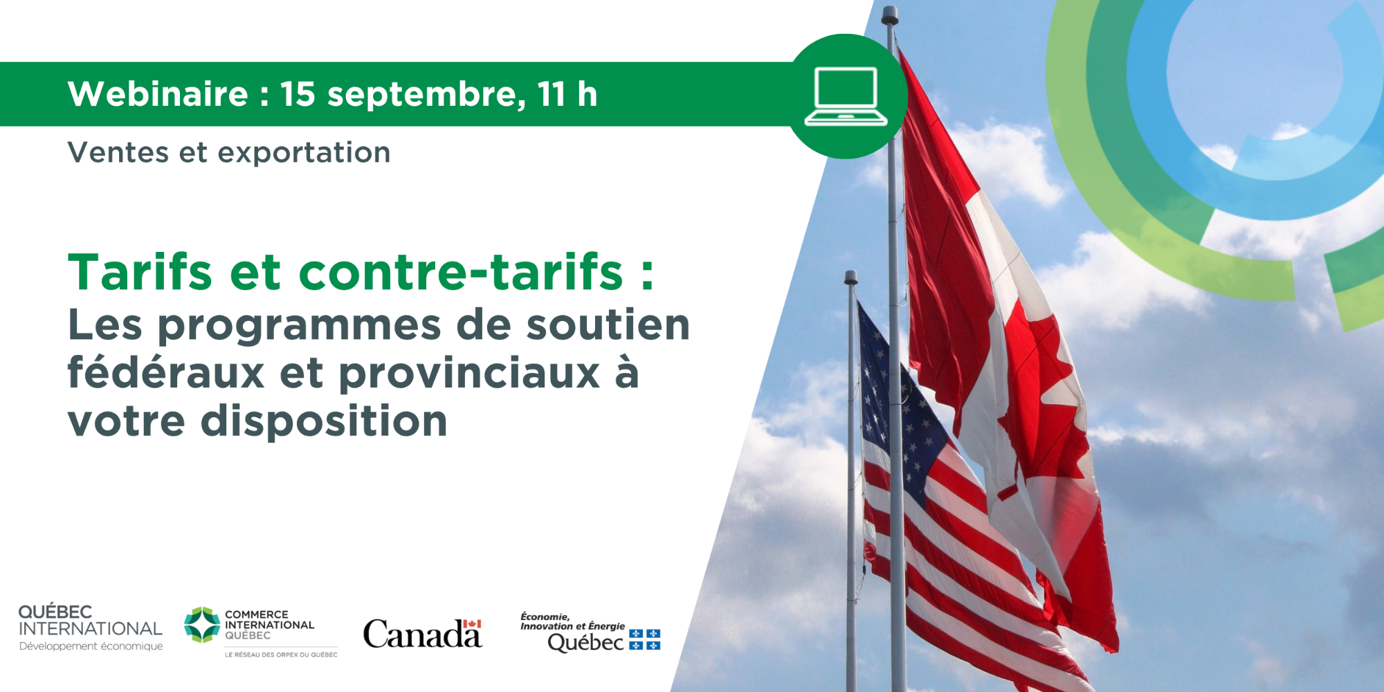 Tarifs et contre-tarifs : les programmes de soutien fédéraux et provinciaux à votre disposition