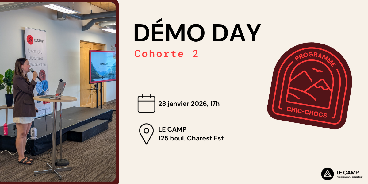 Démo Day - Chics-Chocs | Cohorte 2