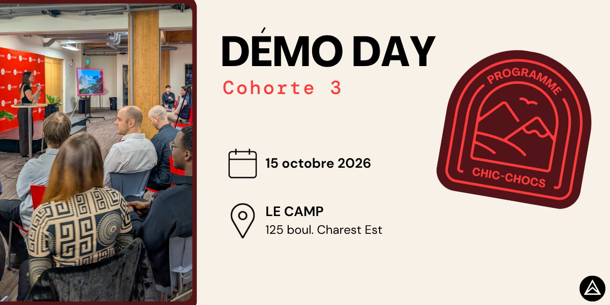 Démo Day - Chics-Chocs | Cohorte 3