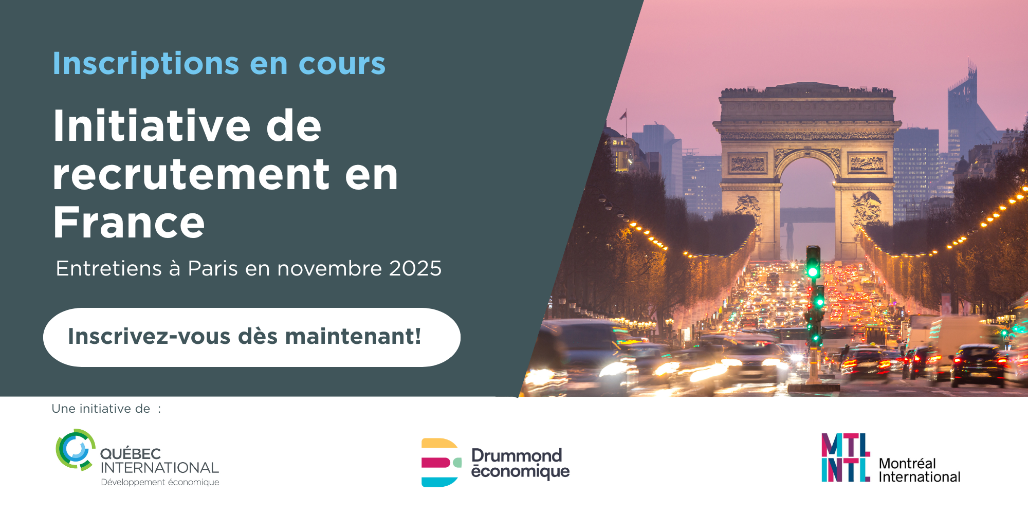 Initiative de recrutement en France (novembre 2025)