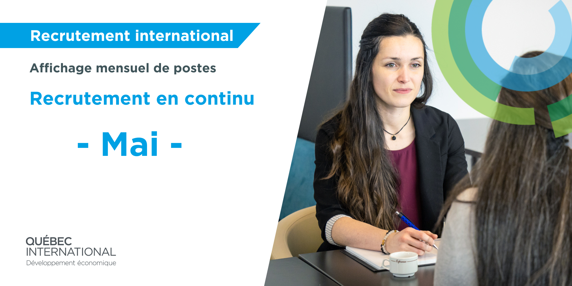 Recrutement en continu - Mai
