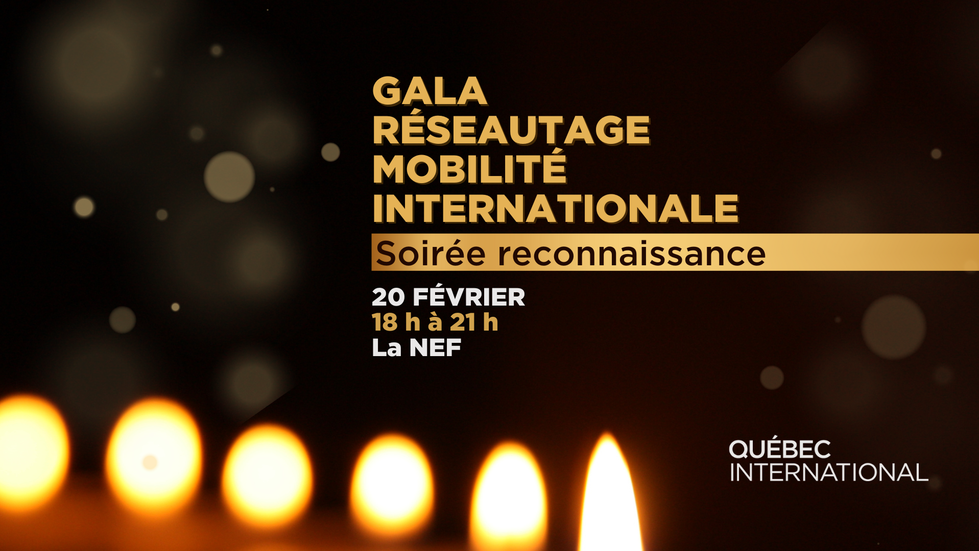 Gala de réseautage mobilité internationale – Soirée de reconnaissance