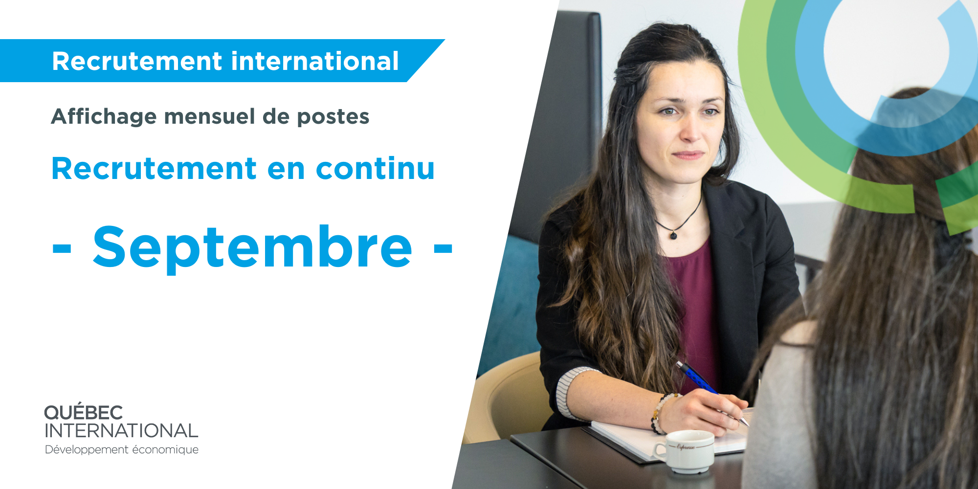 Recrutement en continu - Septembre