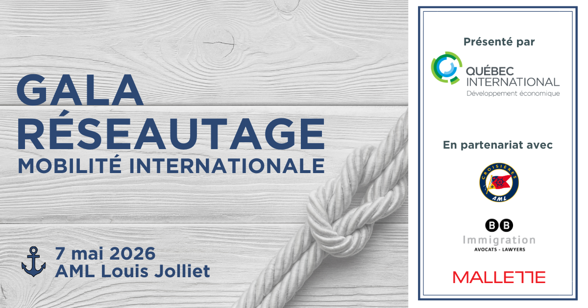 Gala de réseautage mobilité internationale – Soirée de reconnaissance