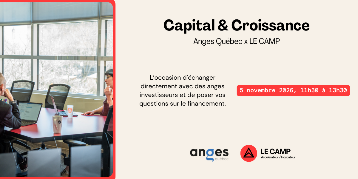 Capital & Croissance | Table ronde avec Anges Québec