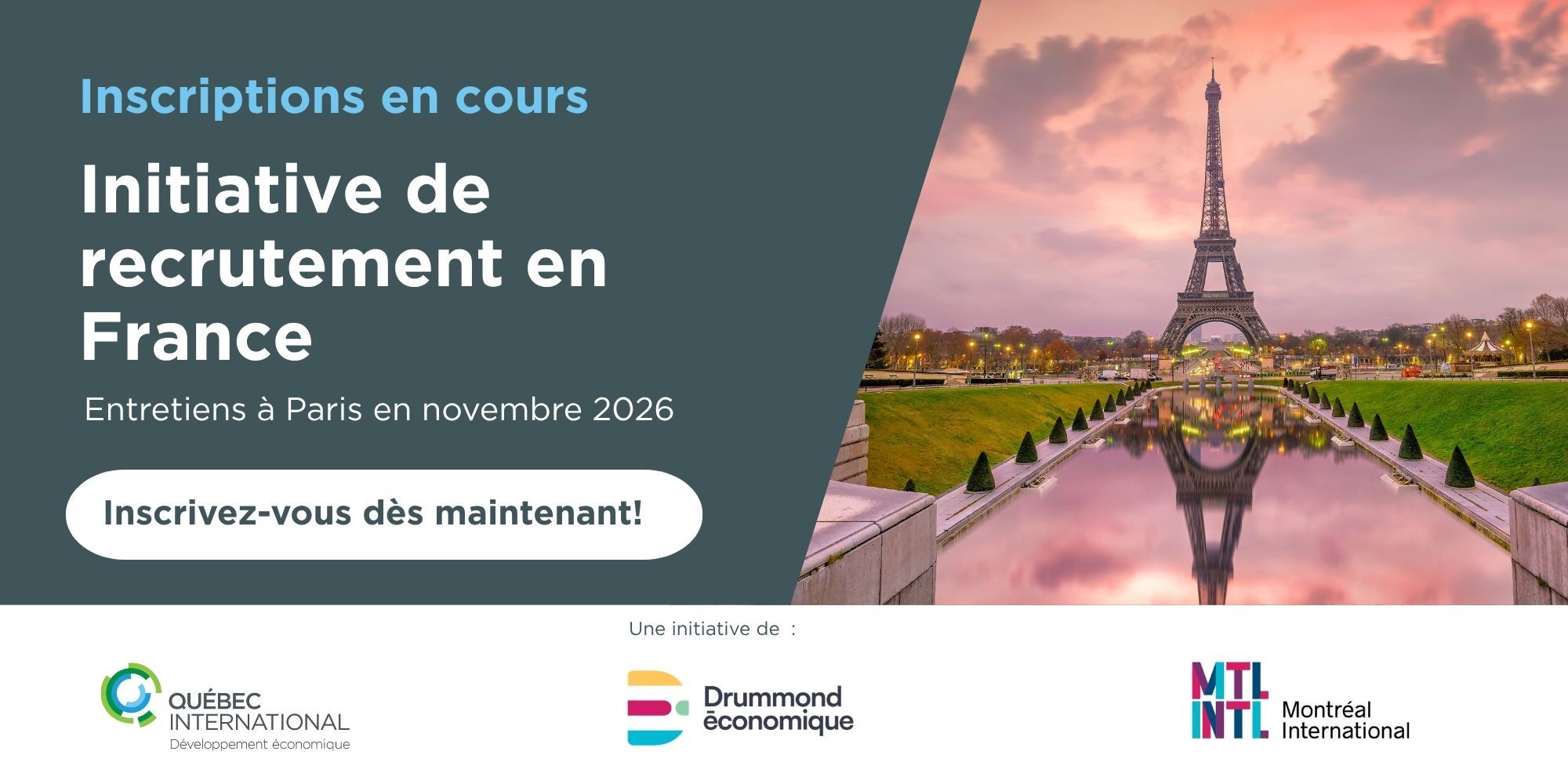 Initiative de recrutement en France (novembre 2026)