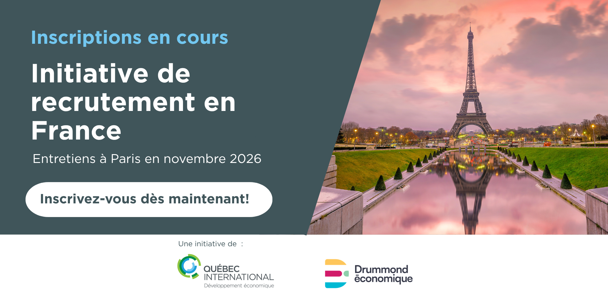 Initiative de recrutement en France (novembre 2026)