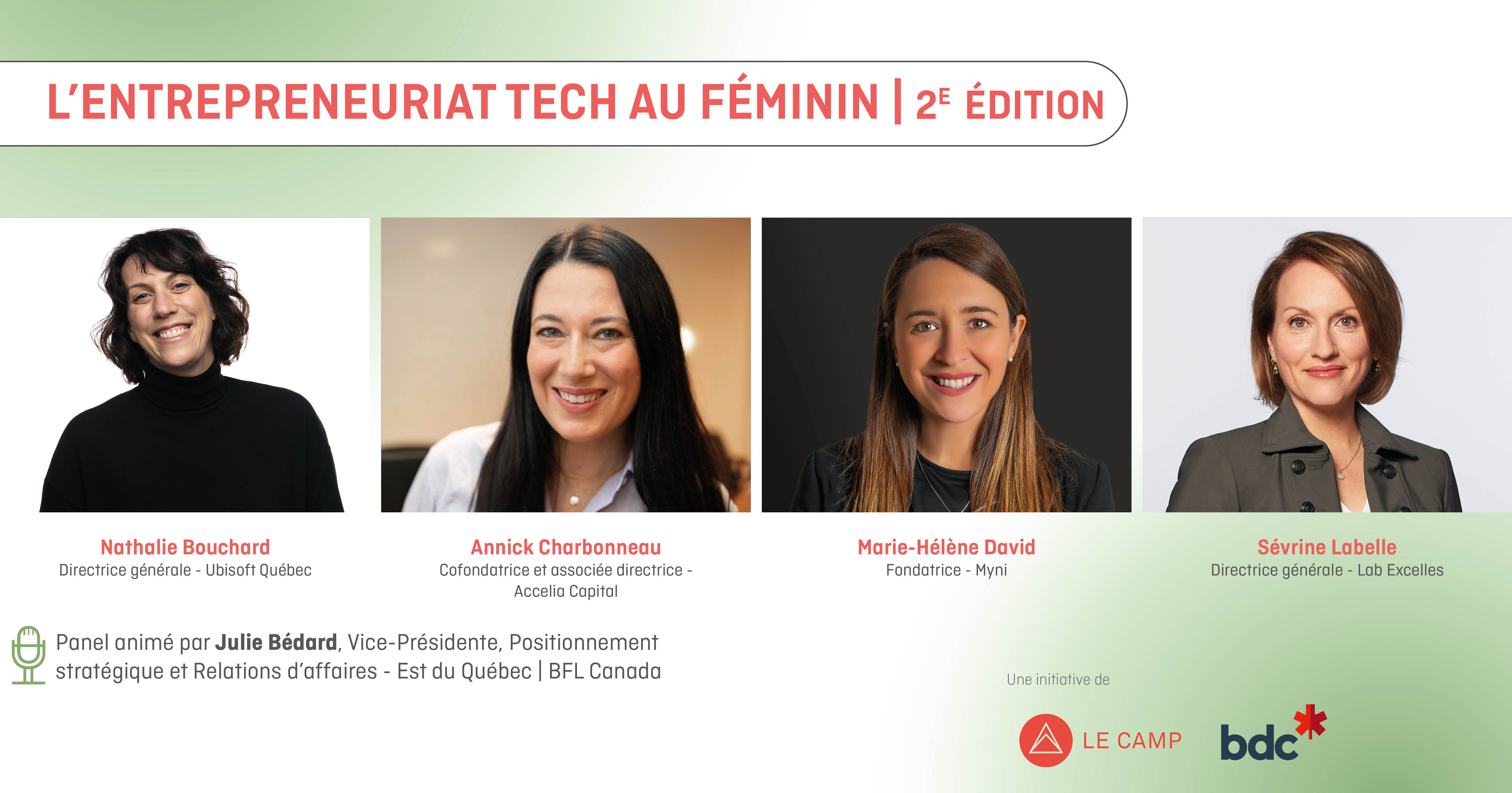 L'entrepreneuriat tech au féminin | 2e édition