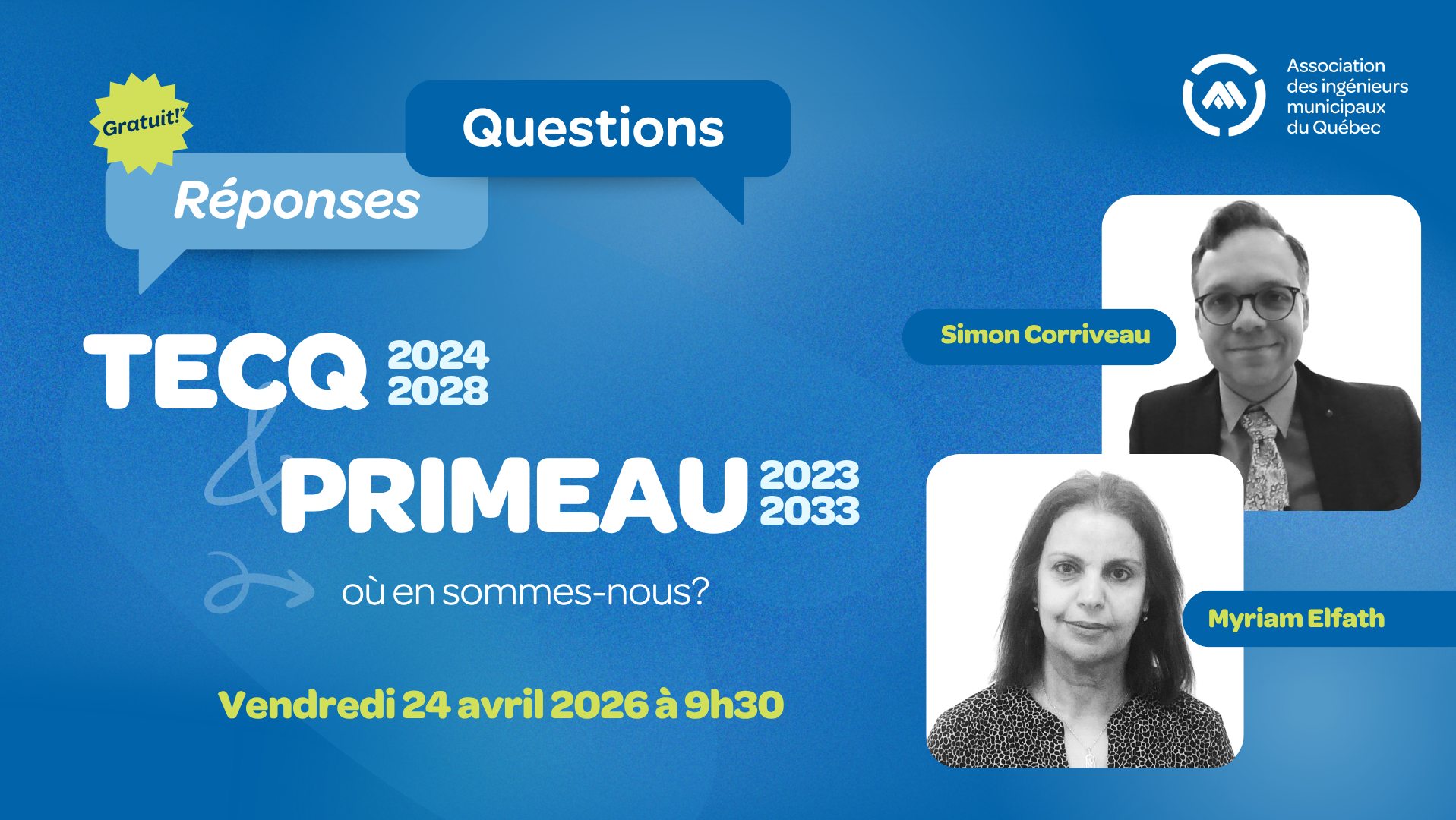 TECQ et PRIMEAU | Quelle est la suite?