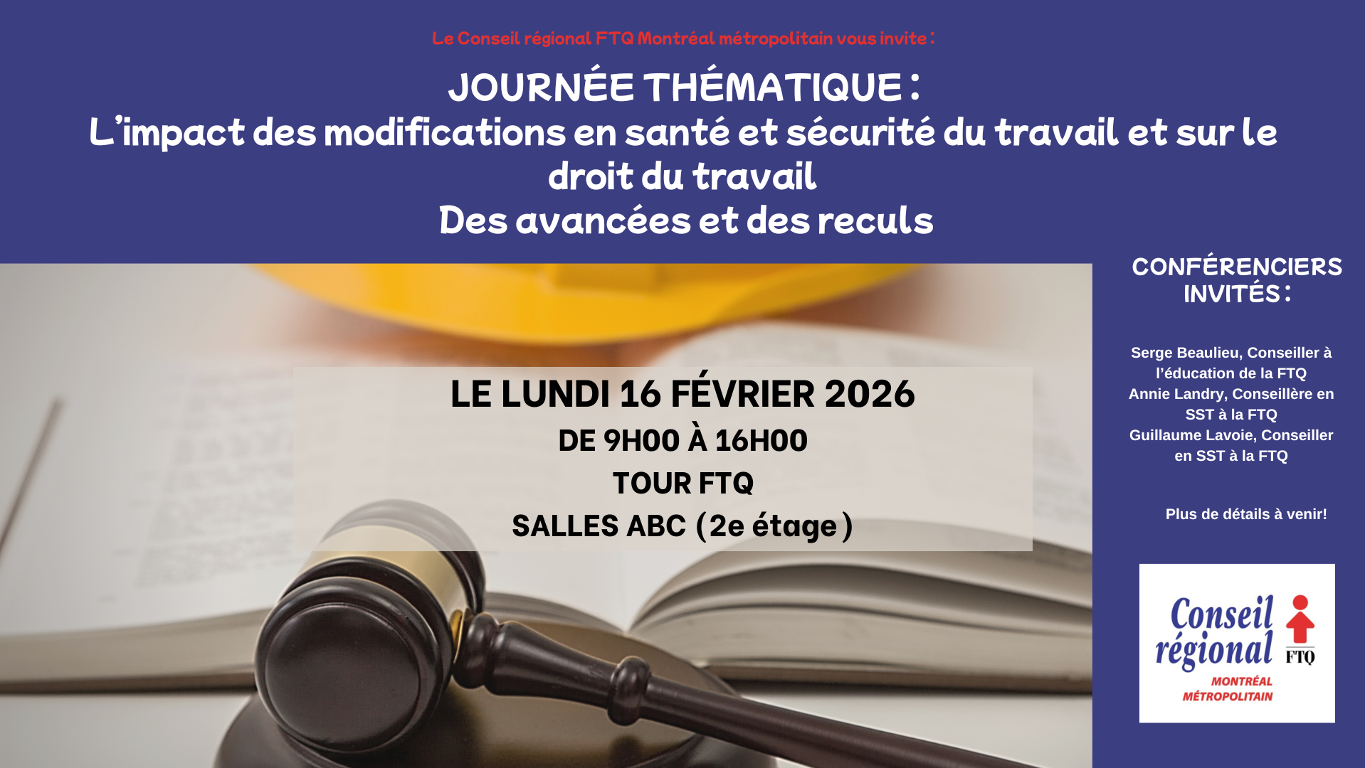 JOURNÉE THÉMATIQUE - SST