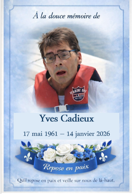 Hommage Yves Cadieux