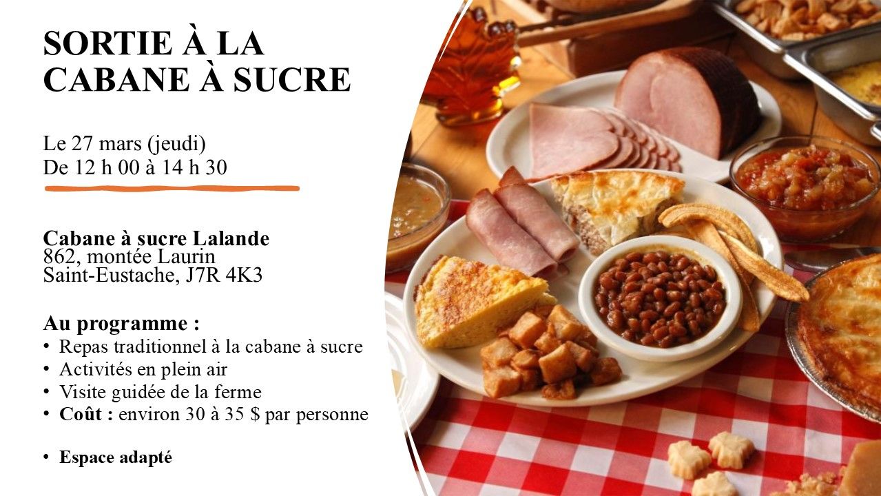 Sortie à la Cabane à Sucre