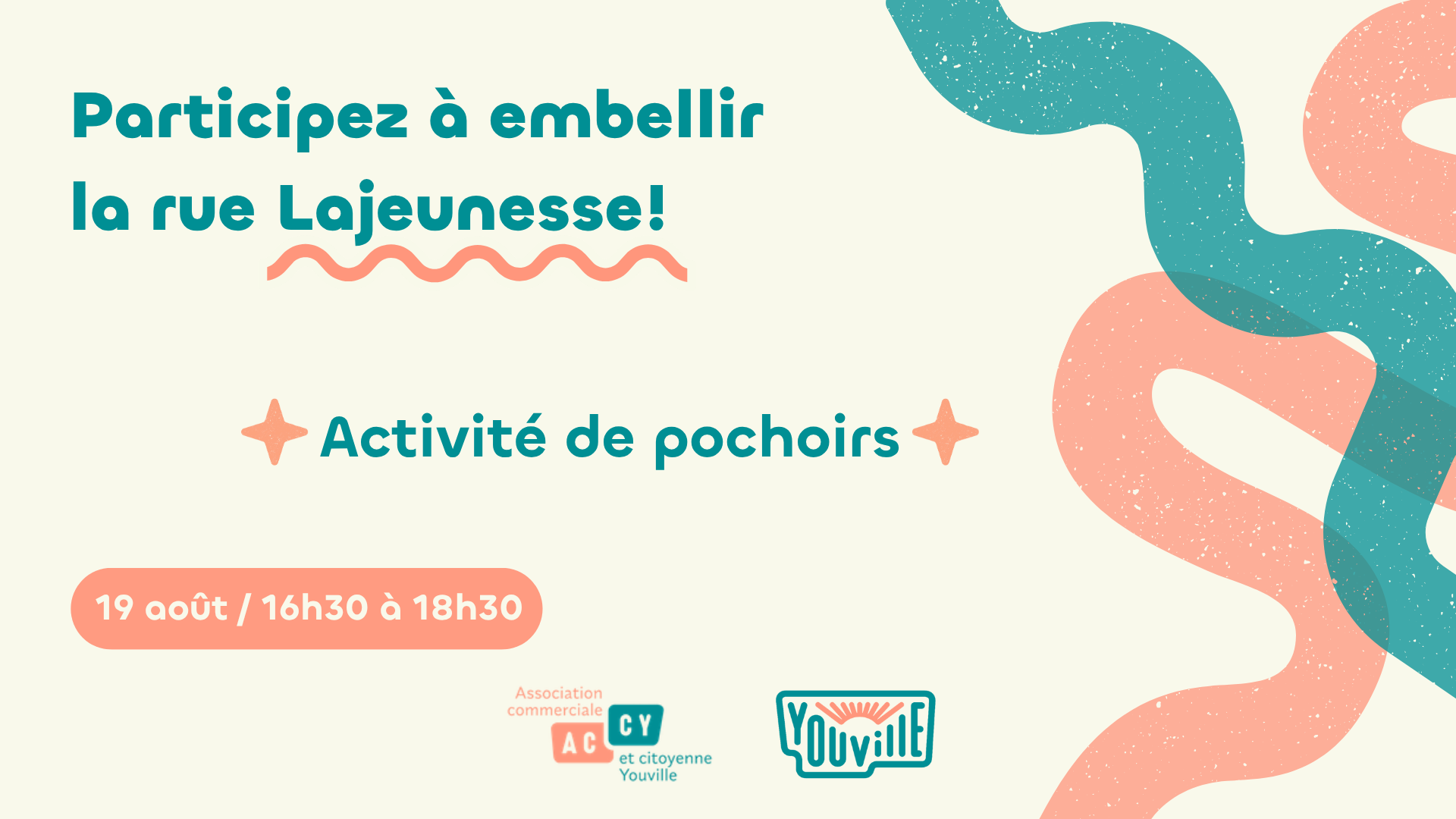 Participez à embellir la rue Lajeunesse : activité de pochoirs