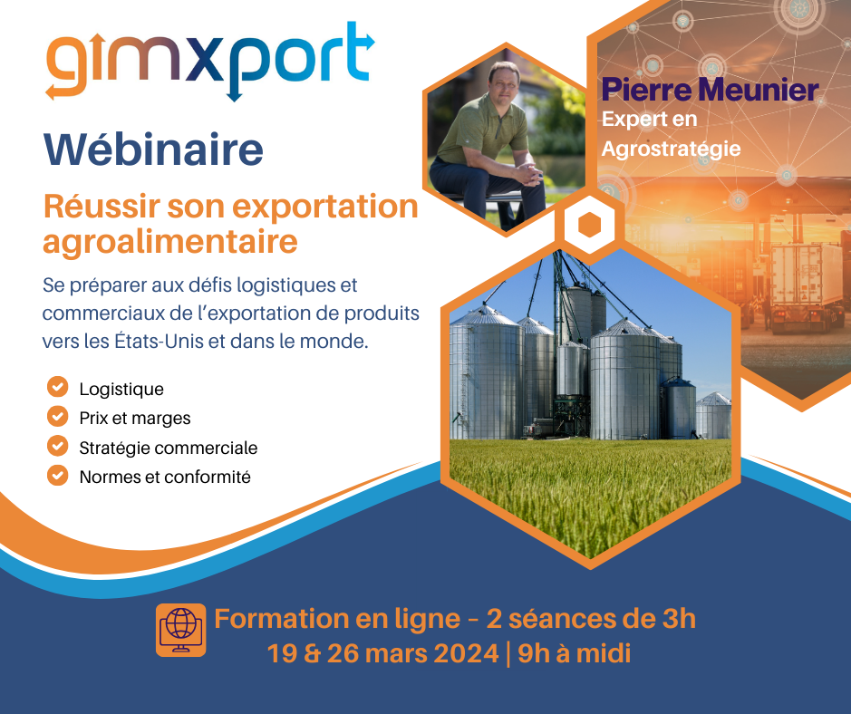 Comment se préparer aux défis logistiques et commerciaux de l’exportation de produits agro-alimentaires vers les États-Unis ou ailleurs dans le monde