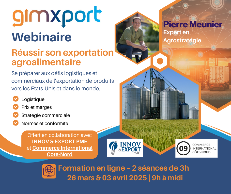 Comment se préparer aux défis logistiques et commerciaux de l’exportation de produits agro-alimentaires vers les États-Unis ou ailleurs dans le monde