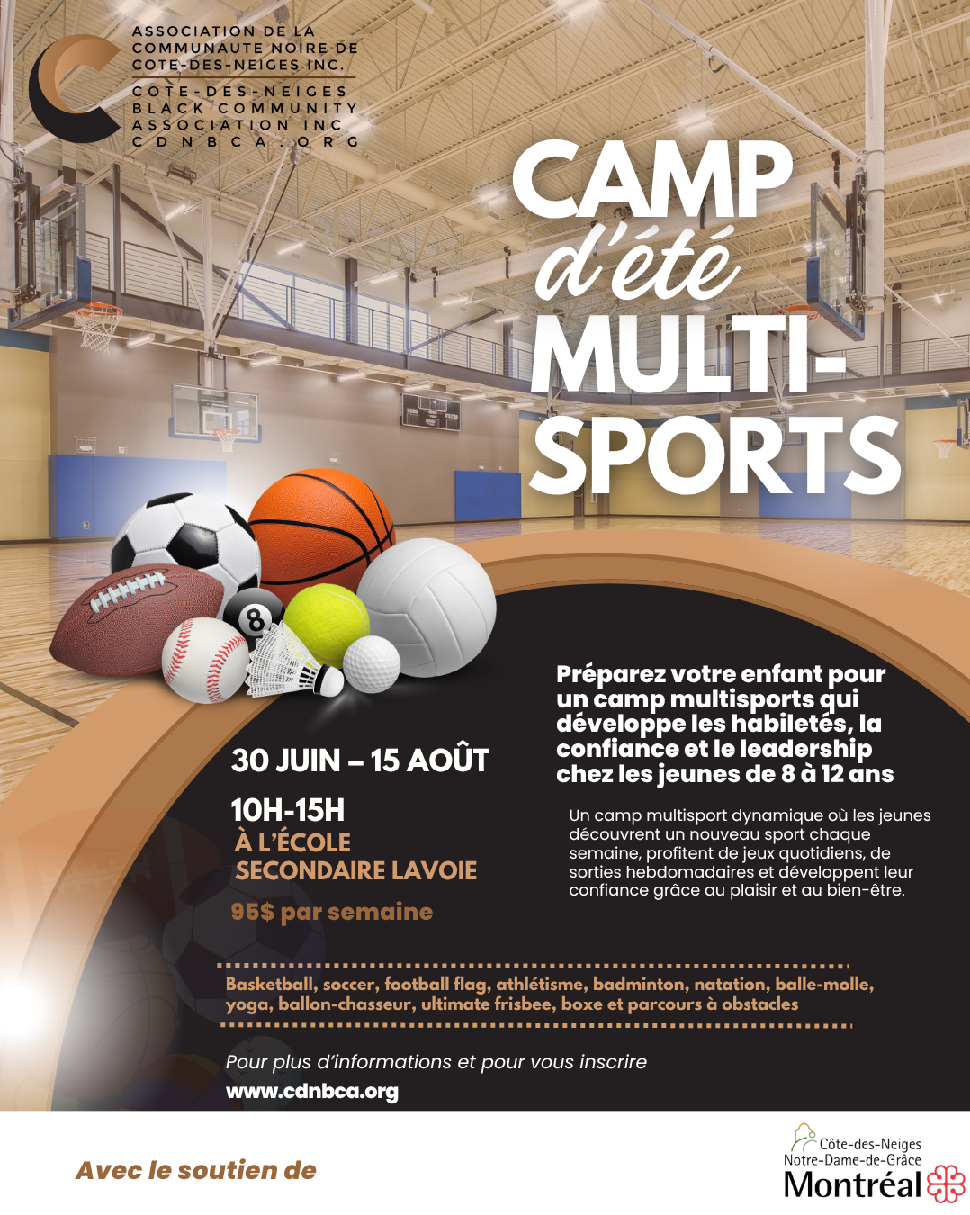Camp d’été multi-sports