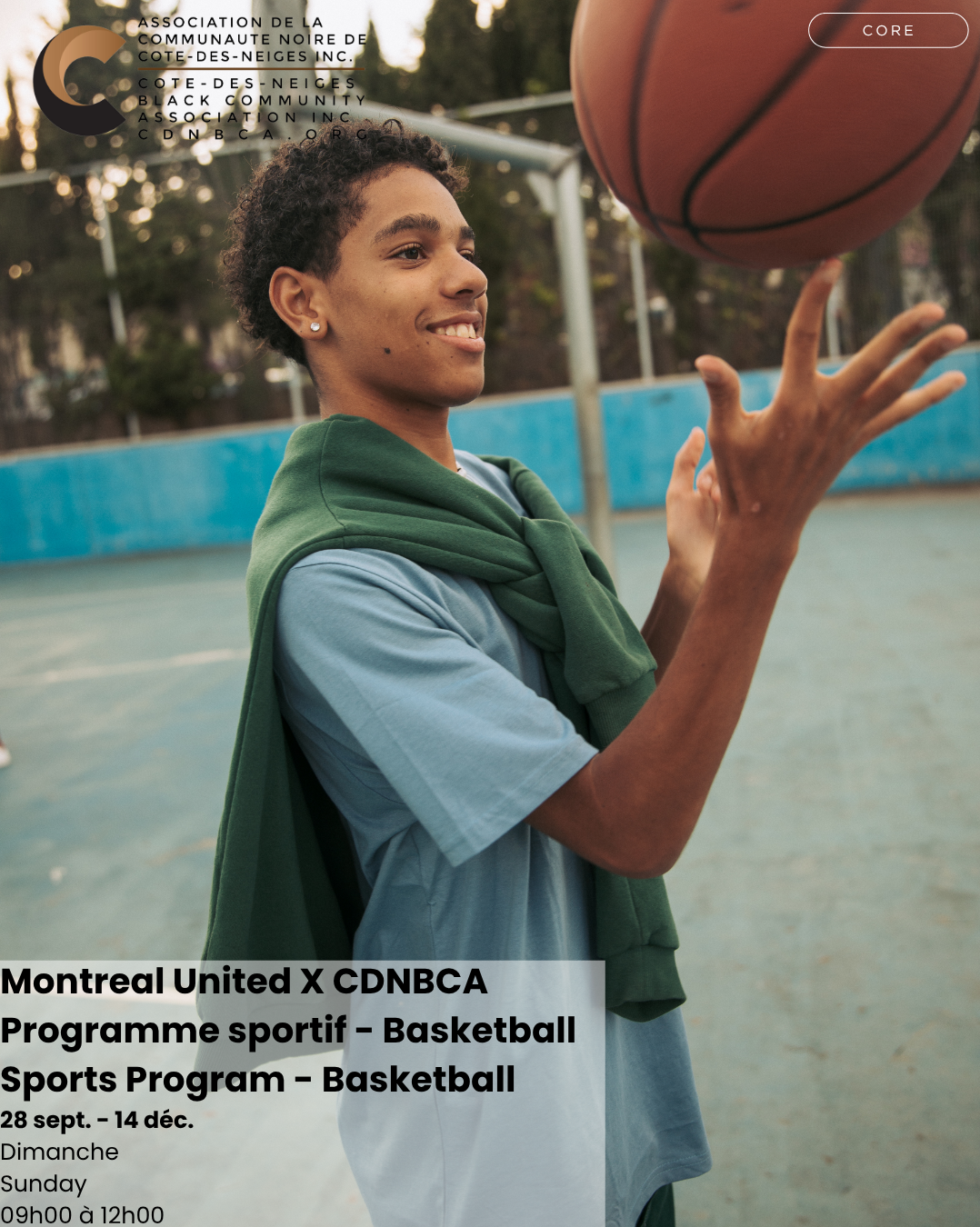 Montreal United X CDNBCA Sports Program