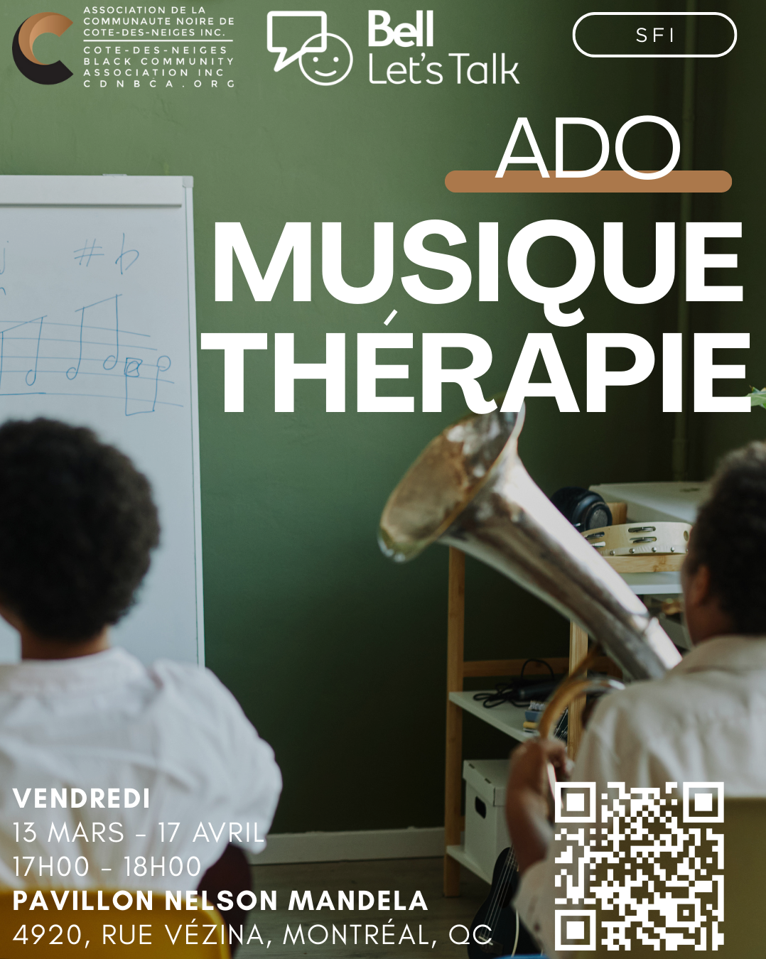 Musicothérapie pour adolescents