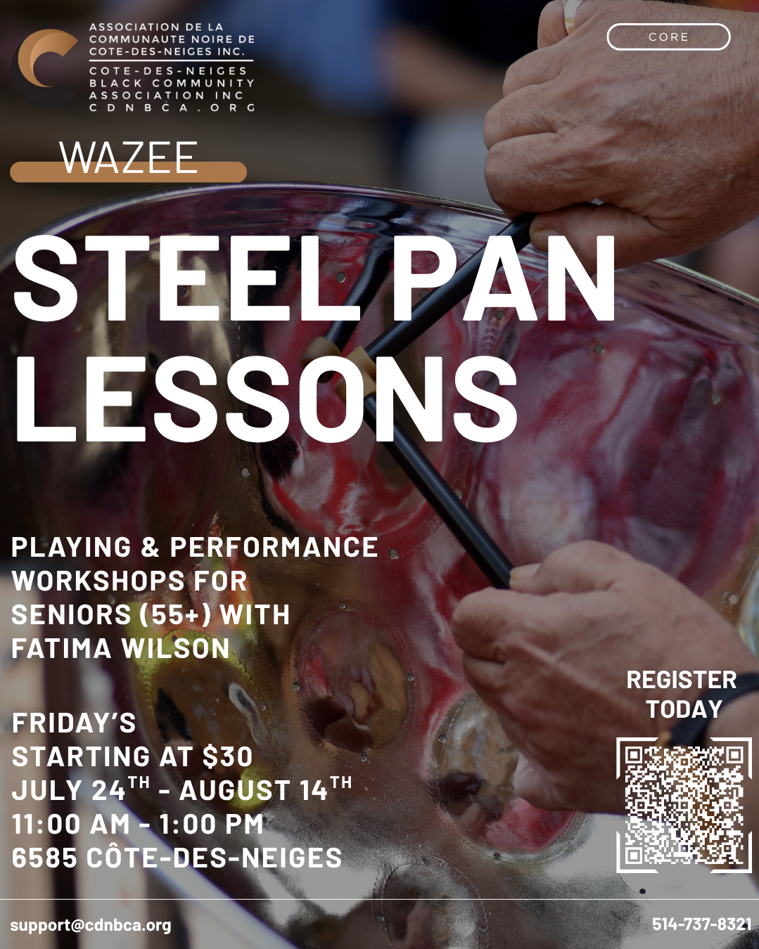 Steel Pan Workshop – Rhythm & Connection for Seniors
