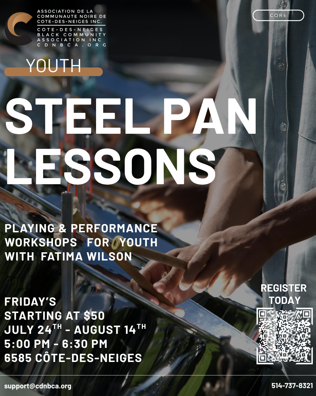Steel Pan Workshop – Rhythm & Connection for Youth