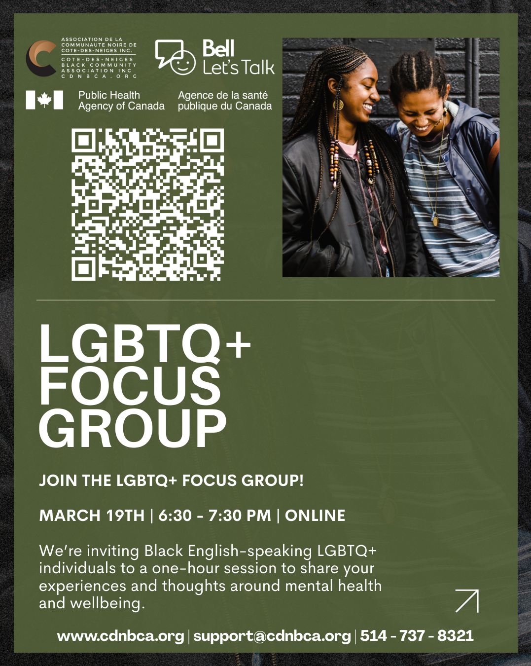 LGBTQ+ Focus Group Registration