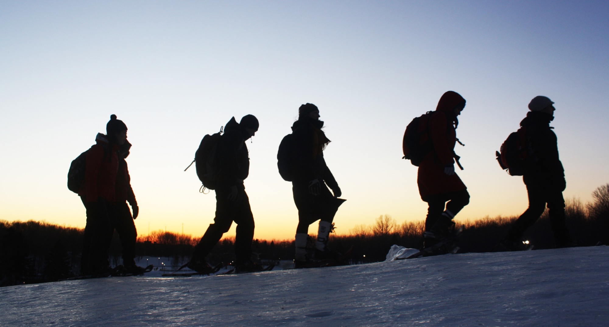 Snowshoe Excursion: By the Glow of the City Lights