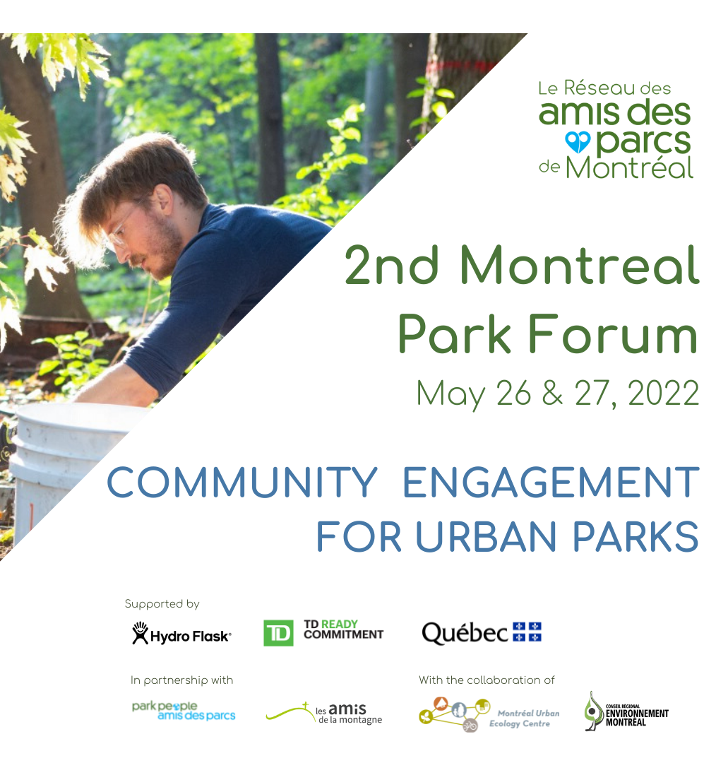 2e Montreal Park Forum: Community Engagement for Urban Parks
