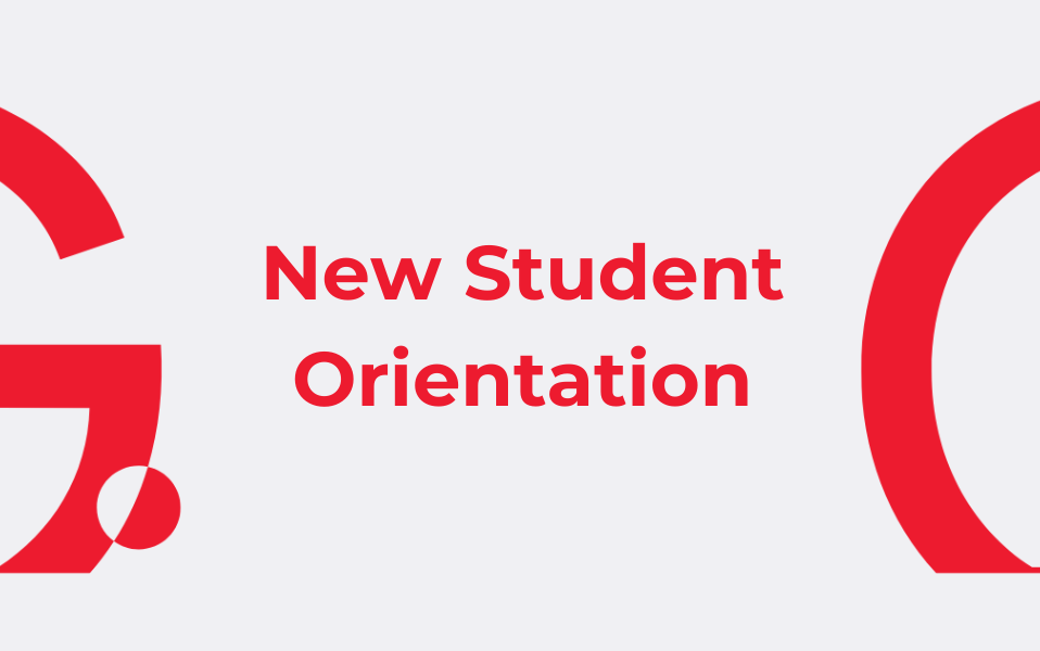 New Student Orientation