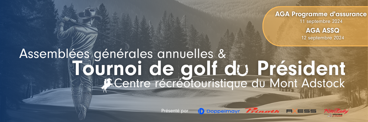 Tournoi de golf du Président et AGA 2024