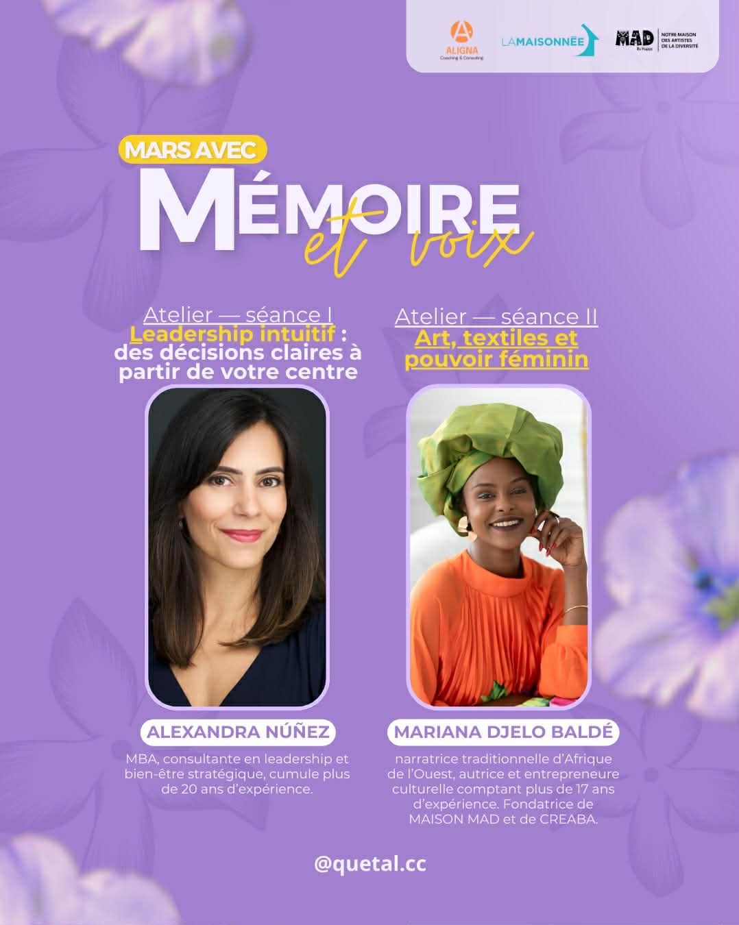 Mars avec M | Femmes, Mémoire et Voix