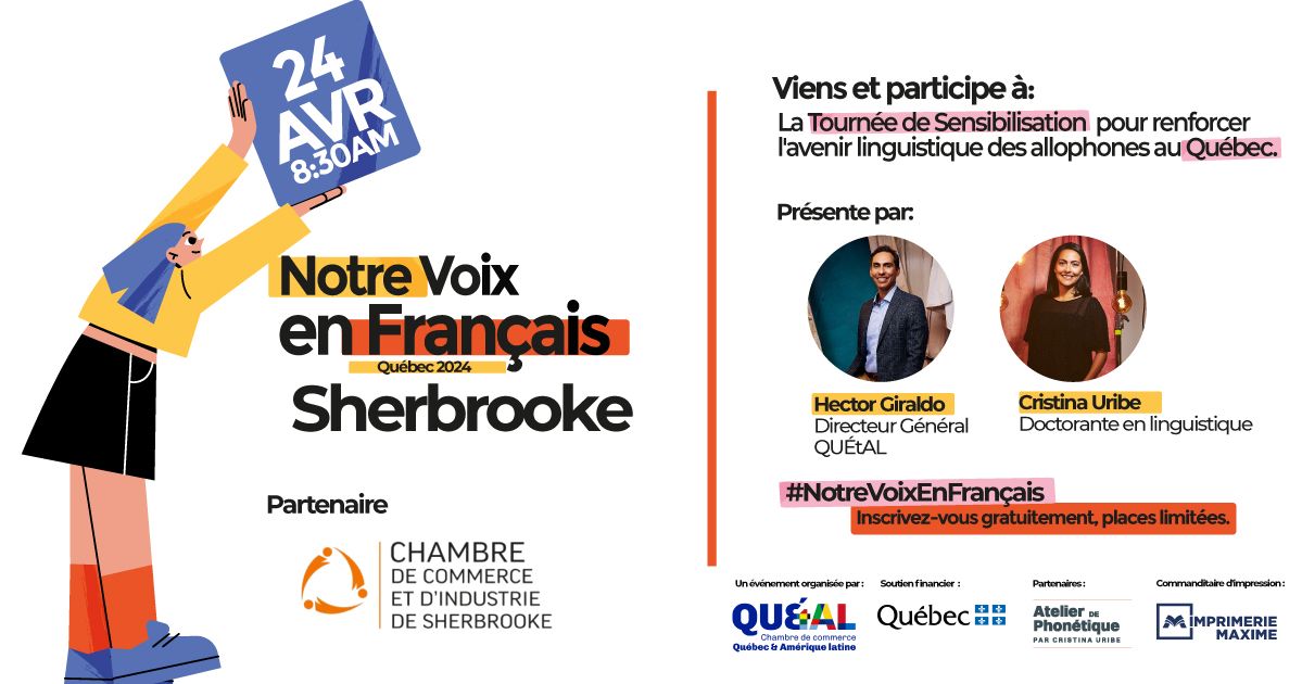 Tournée ''Notre Voix en Français'' Sherbrooke