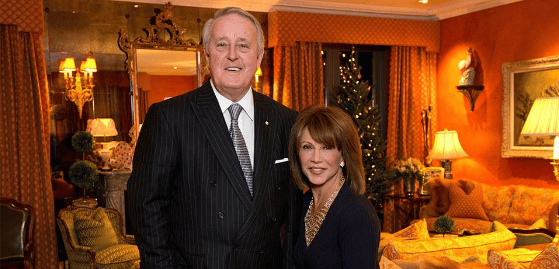 L’honorable Brian Mulroney, ancien premier ministre du Canada, et Madame Mila Mulroney
