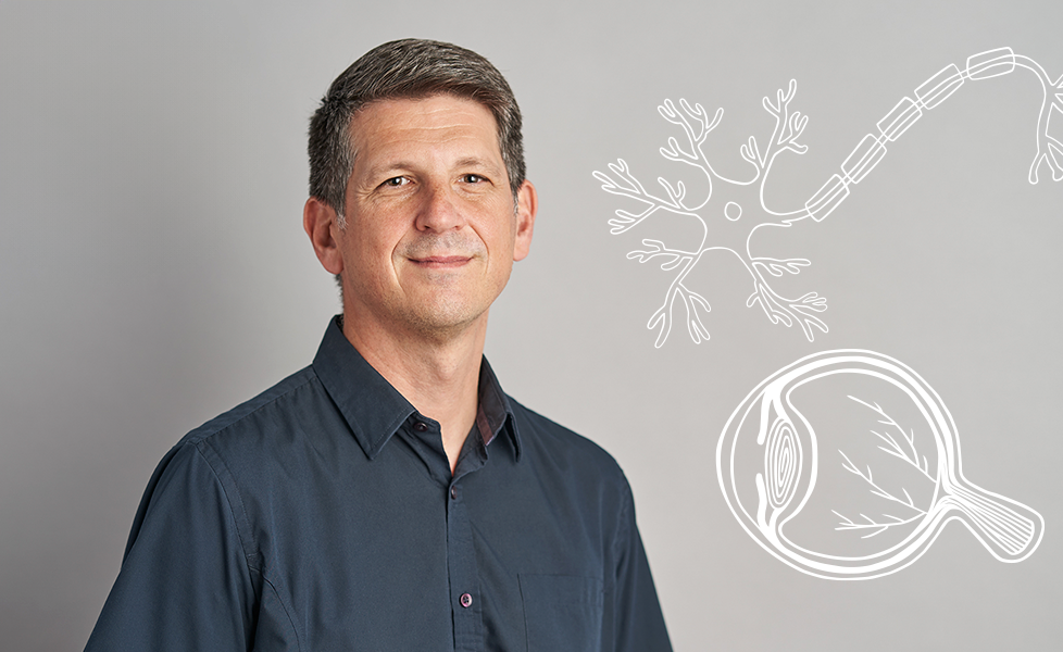 Dr. Michel Cayouette, winner of the prestigious Marcel-Piché Award