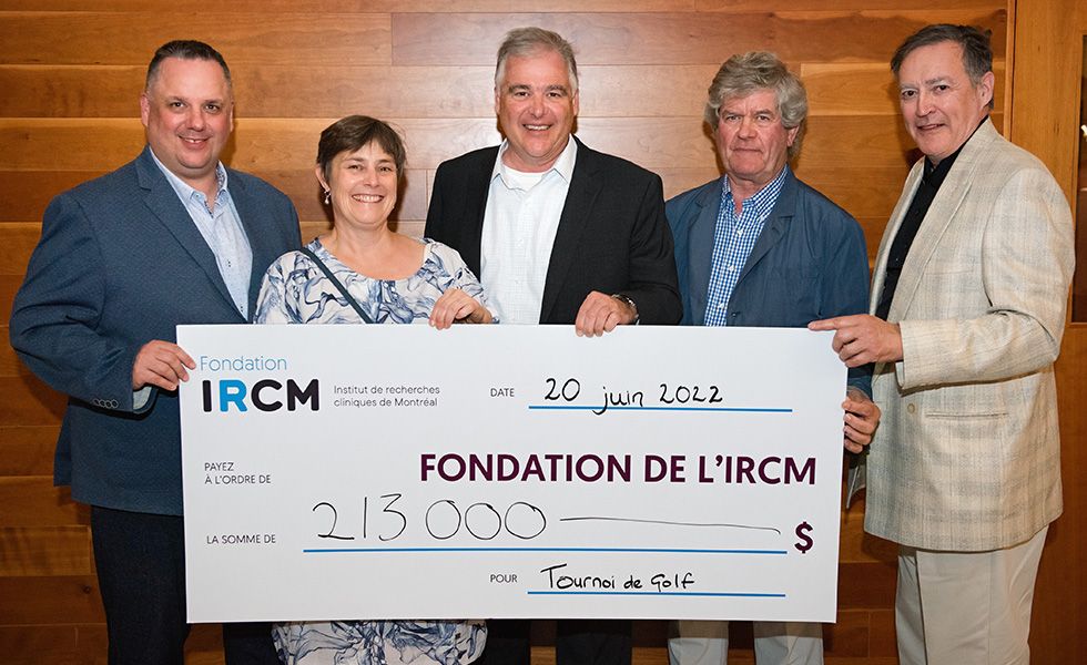 Le Tournoi de golf de la Fondation de l'IRCM recueille 213 000 $