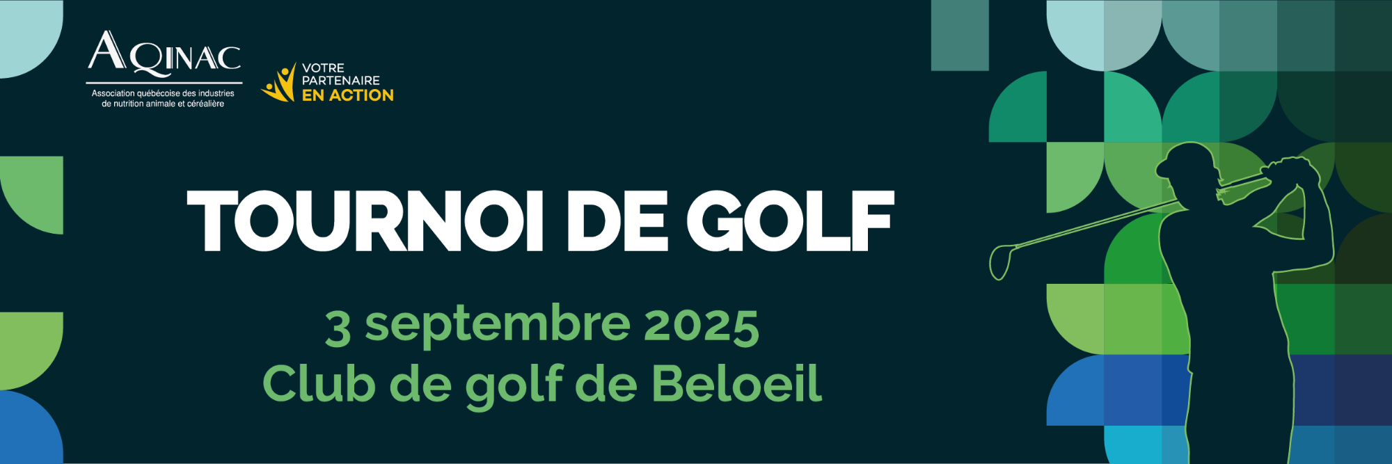 Tournoi de golf de l'AQINAC 2025