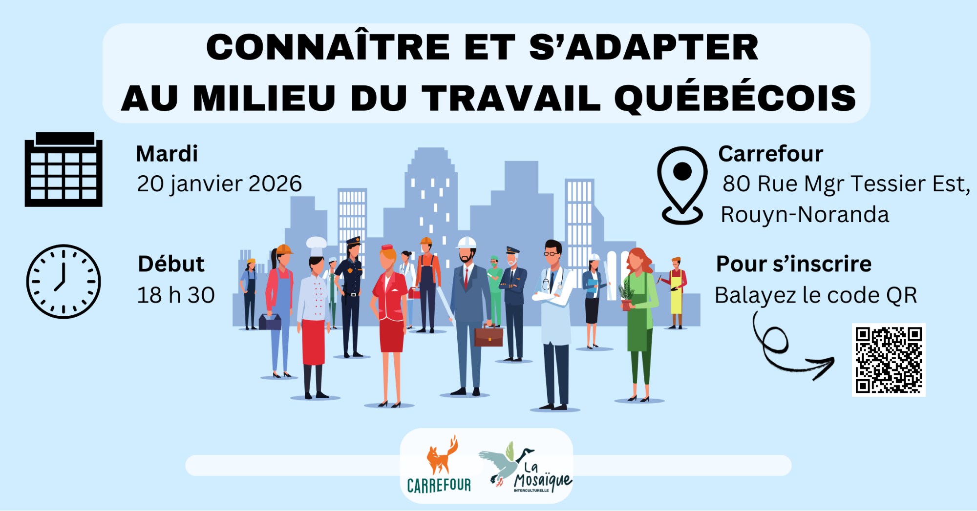 Connaitre et s'adapter au milieu du travail québécois