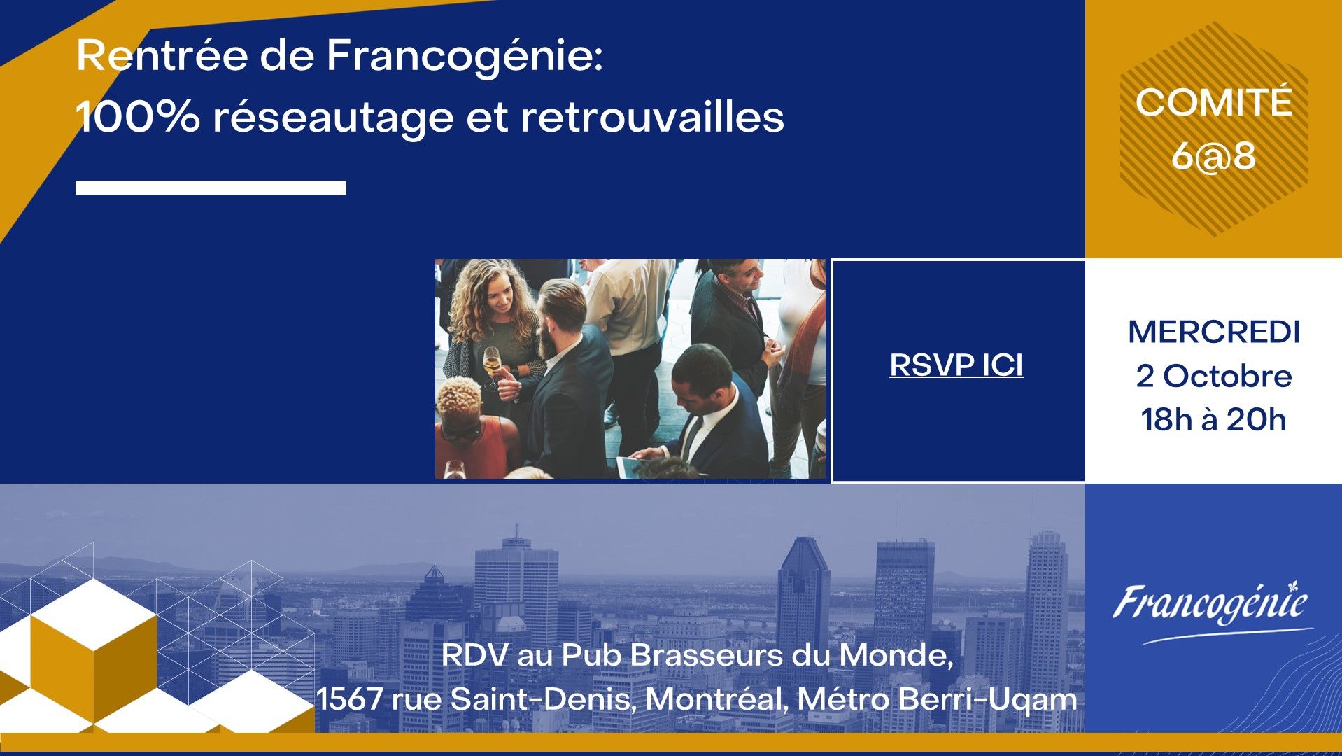 6 à 8 Francogénie: Rentrée 2024